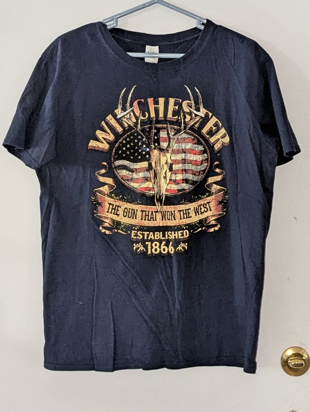 Winchester "The Gun That Won The West" Graphic T-Shirt Large